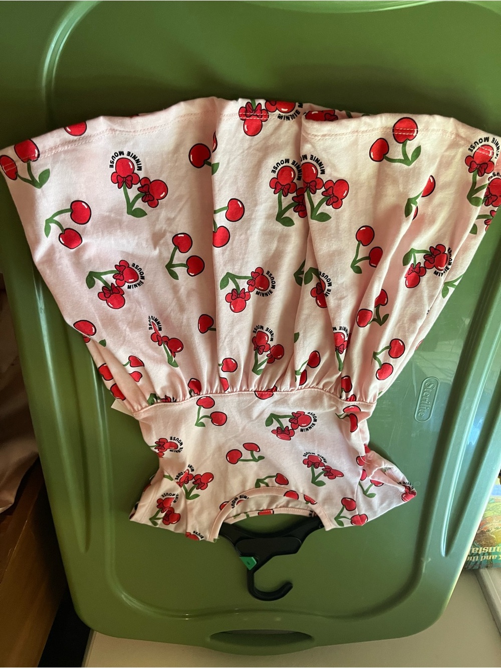 Disney Pink Cherry Print Casual Dress